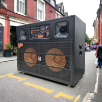 Loa kéo Karaoke iSound SP2124B (300W, Bass 50cm, Micro, Bluetooth, USB, FM, SD card, Remote)