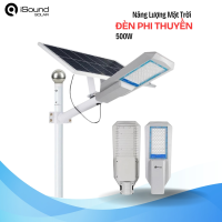 Đèn đường phi thuyền năng lượng mặt trời 500W iSound Solar PT500